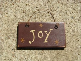 1004J - Joy mini wood sign 
