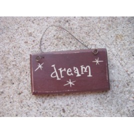 1008D - Dream mini wood sign 