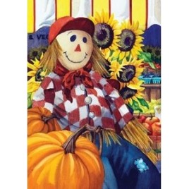 Fall Garden Flag 110551 -  Farm Scarecrow 