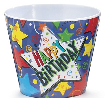 1174303 - Happy Birthday Plastic Pot 
