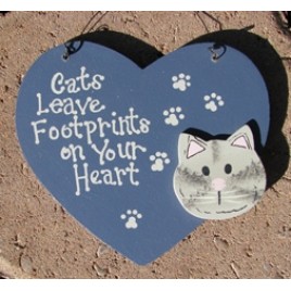 1196 - Cats leave footprints on your heart