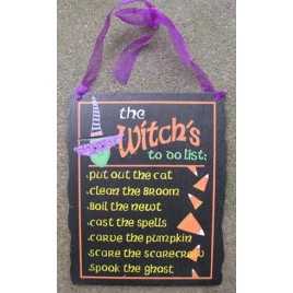 Halloween Decor KLY1259036-Witch To Do List 