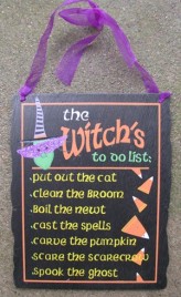 Halloween Decor KLY1259036-Witch To Do List 