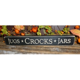 Primitive Engraved Wood Block  12JCJ Jugs Crocks Jars 