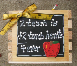 Teacher Gift 2707 Teach is 2 Touch Teacher Supply Box