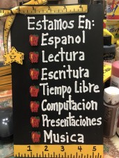 Teacher Gifts 2709 - We are At: in Spanish 