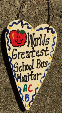   Teacher Gifts 3020 Worlds Greatest School Bus Monitor 