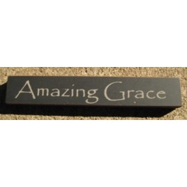 32317AB - Amazing Grace mini wood block 