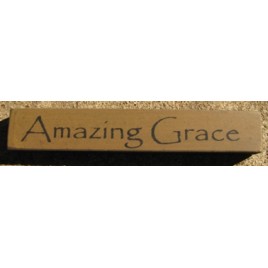 32317AG - Amazing Grace mini wood block 