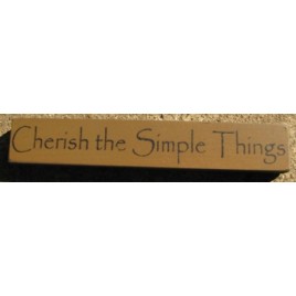 32320CG - Cherish the Simple Things Mini wood block 