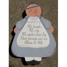 323DB-Mom and Me Wood Doll 