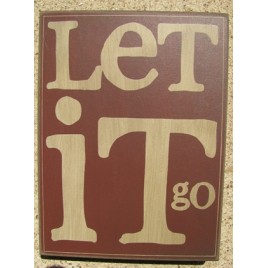 32423R - Let It Go wood Box 