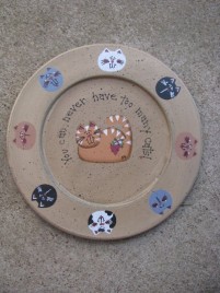 36912C - You can Never have too many Cats Plate