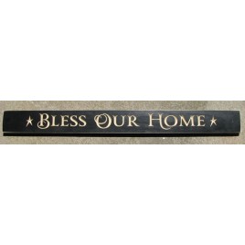  36BOH- Bless our Home Engraved Wood Block