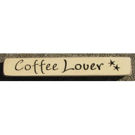 536CL-Coffee Lover Wood Block 