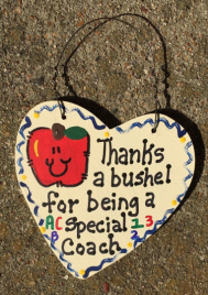 Teacher Gift  6016 Thanks a Bushel Special Coach