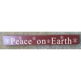 Primitive Wood Block 6080PEO - Peace on Earth