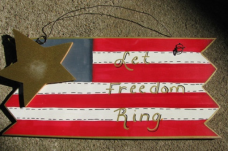Patriotic Sign 694F - Let Freedom Ring 