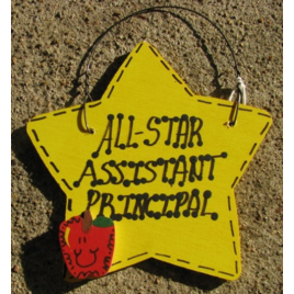 Teacher Gifts Yellow Star 7009 All Star Assistant Principal