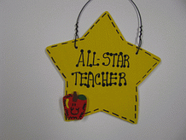   Teacher Gifts Yellow 7010 All Star Teacher