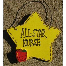 Teacher Nurse Gifts Yellow 7011 All Star Nurse