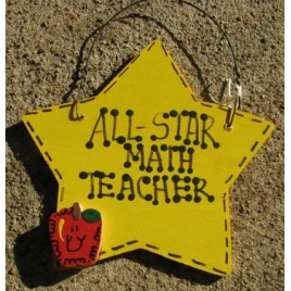   Teacher Gifts Yellow 7021 All Star Math Teacher