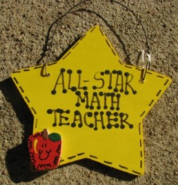   Teacher Gifts Yellow 7021 All Star Math Teacher
