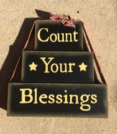  72097BLK - Count Your Blessings Block