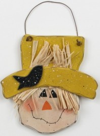 Primitive Wood 7701 - Scarecrow Head