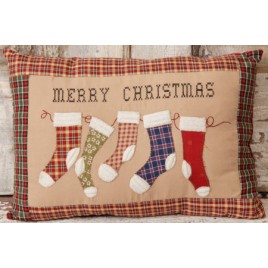 7P5748-Merry Christmas Stocking Pillow 