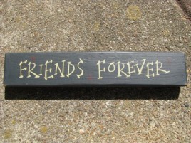  M9002FF- Friends Forever  Wood block 