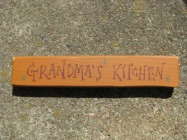  9002GK - Grandma's Kitchen Wood Block 