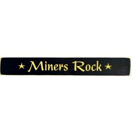 90149 - Miners Rock Engraved wood block 