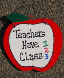  Teachers Gifts - 9171THC  Teachers Have Class wood apple