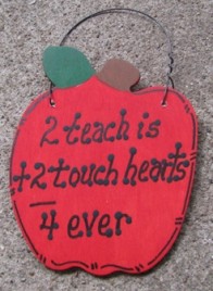 Teacher Gifts 2 Teach is 2 Touch hearts 4 ever 