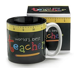  9727571NB World's best Teacher ceramic mug 