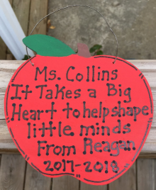 Teacher Gifts A9502  (teachers name) It Takes A Big Heart (child's name) and  (current) year