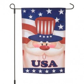 FLAG133-Uncle Sam Flag Garden Flag