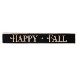 G1216HF Happy Fall Engraved wood Block