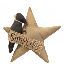Simplify Star With Crow Ornament