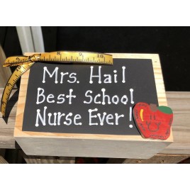 Teacher Gifts 2740DC - Mrs.Hail Best School Nurse Ever!