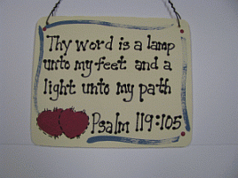  4004 - Thy word is a lamp unto my feet Psalm 119:105 