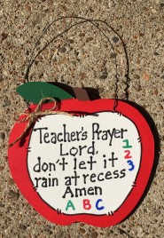 Teacher Gifts 691 Teacher's Prayer Apple