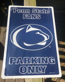 PS30001-Penn State Aluminum Parking Sign
