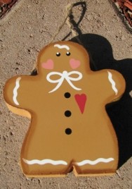 Gingerbread Man CH19 -Wood 