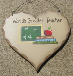 HP15 World's Greatest Teacher Heart 