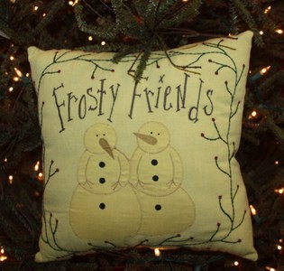 Christmas Decor kly7006 - Frosty Friends Pillow
