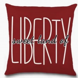6VM69529Q5 Liberty Sweet land of Patriotic Pillow(no insert just pillow cover) 6VM69529Q5 Liberty Sweet land of Patriotic Pillow(no insert just pillow cover)