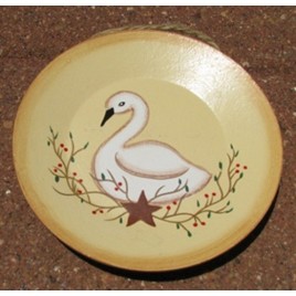 Primitive Wood Mini Swan Plate mini2 