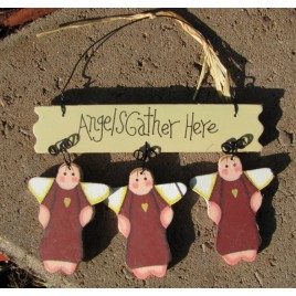 Country Crafts WD1093 Angels Gather Here 
